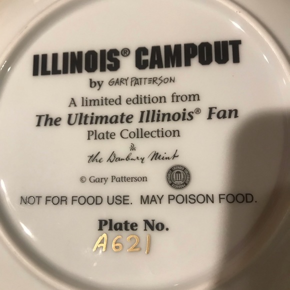 Illini Collector Plate - Picture 3 of 3